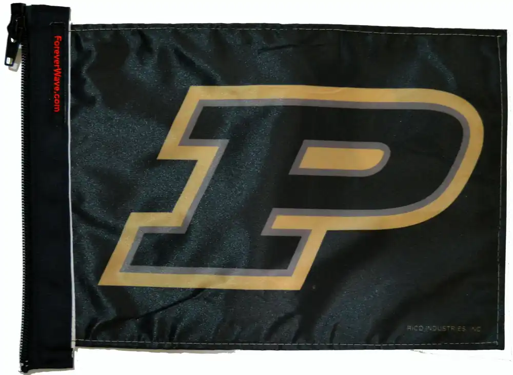 Cheap Purdue Flag Forever Wave