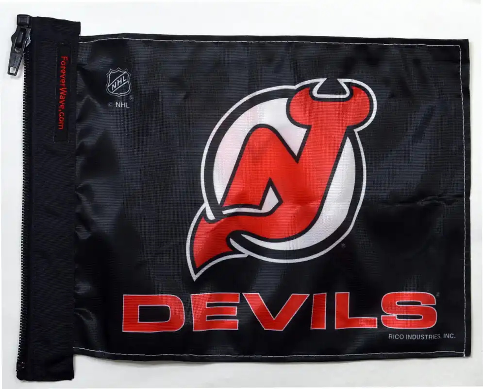 New Jersey Devils Flag Forever Wave Authentic