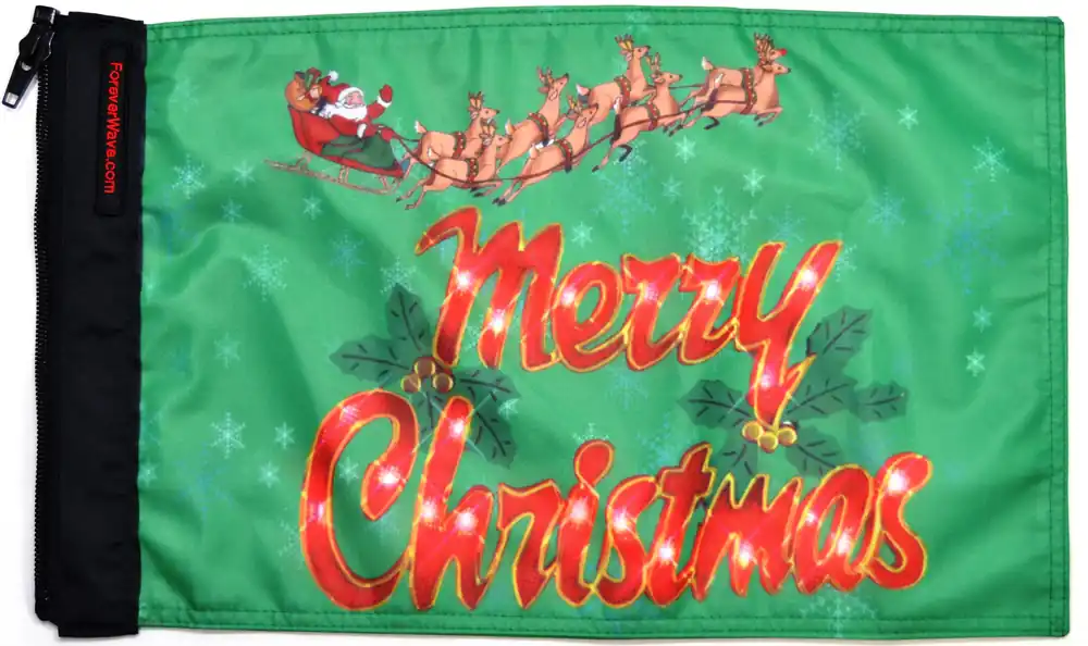 Must Have Merry Christmas Flag Forever Wave