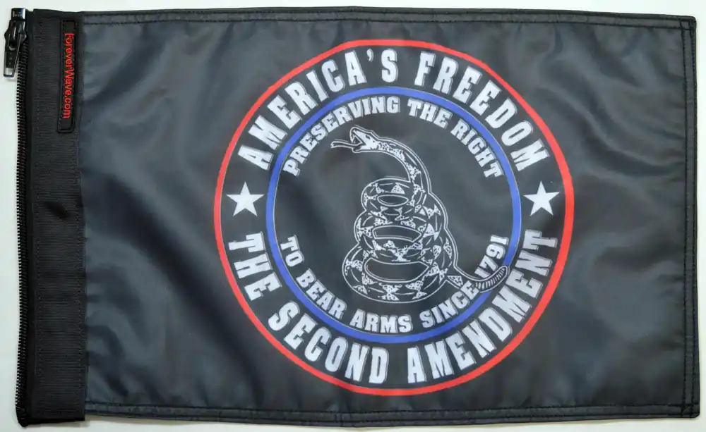 2nd Amendment Flag Forever Wave Money Back Guarantee