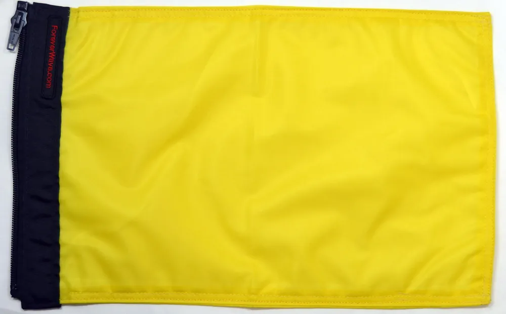 Deal Solid Yellow Q Flag Forever Wave