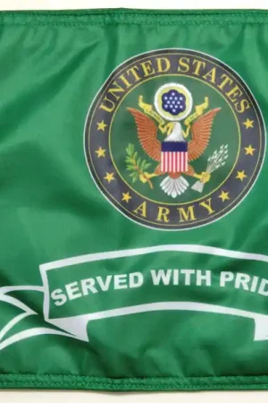 Army Served With Pride Flag Forever Wave Budget