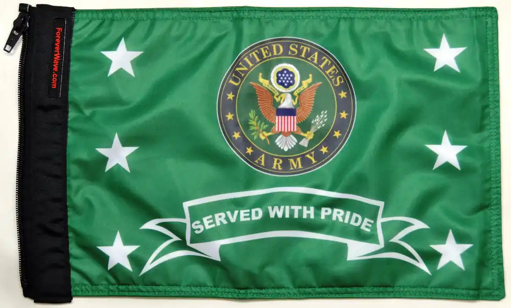 Army Served With Pride Flag Forever Wave Budget