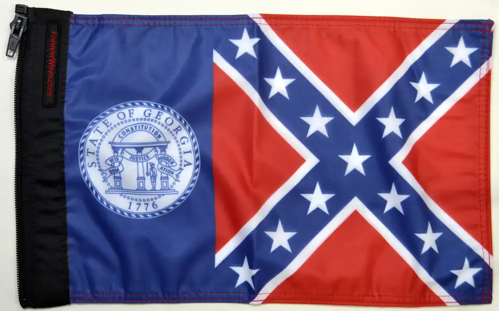 Cheap State Flag Georgia Old Style Forever Wave