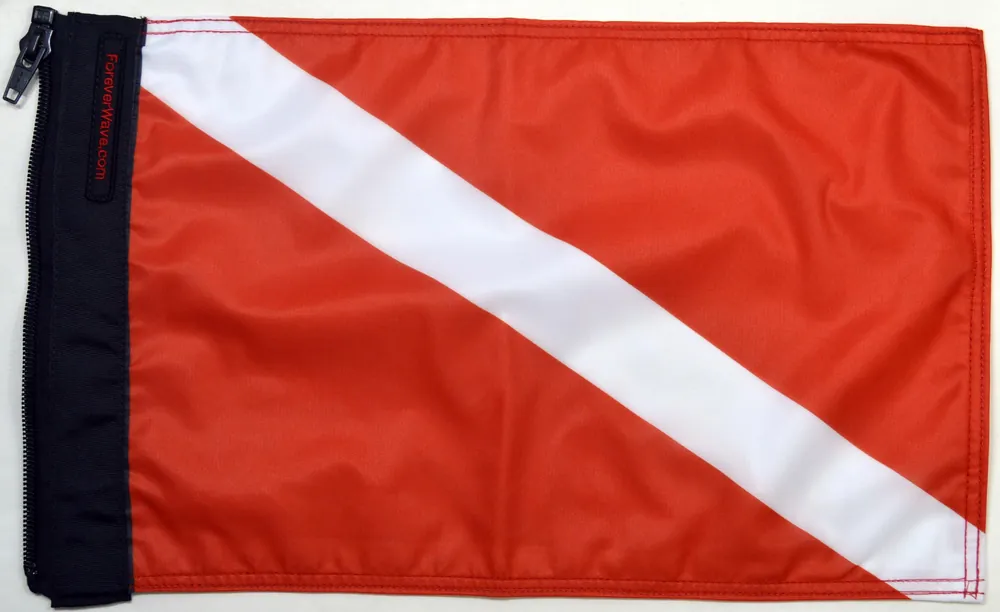Diver Down Novelty Flag Forever Wave Authentic