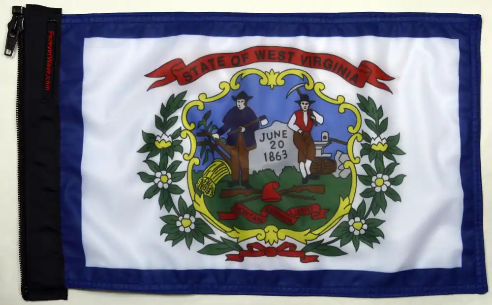 State Flag West Virginia Forever Wave Budget