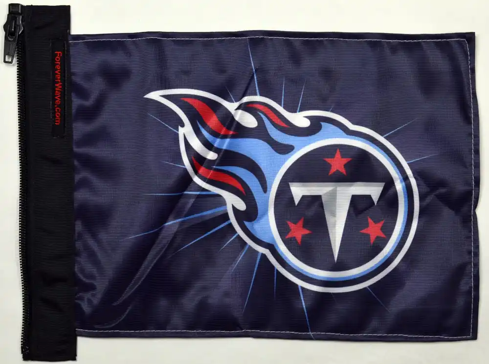 Luxury Tennessee Titans Flag Forever Wave