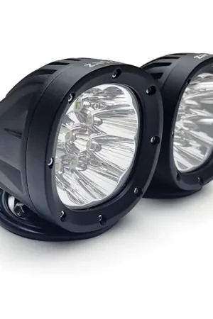 ZROADZ Off Road Products Z3090WRD-KIT ZROADZ 4-Inch Round LED Light Kit with Harness, White - 90Watt No Minimum Order