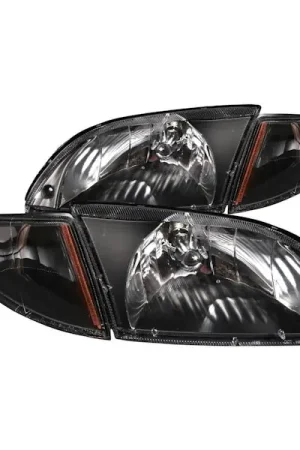 New Arrival AnzoUSA 121019 Crystal Headlight Set