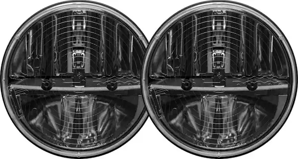 Direct From Factory RIGID Industries 55008 RIGID 7 Inch Round Heated Headlight Kit; Non JK Version