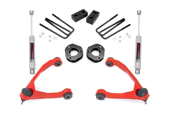 Popular Rough Country 19831RED 3.5" Lift Kit