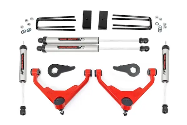 Rough Country 859670RED 3 Inch Lift Kit One Day Deal