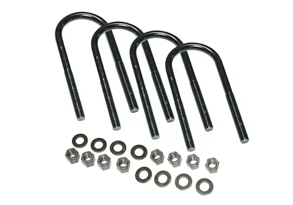Superlift 10224 U-Bolt 4 pack 1/2X2 7/8X11 Round with Hardware Best Choice