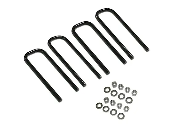 Top Rated Superlift 11904 U-Bolt 4 Pack - 9/16 x 3 x 105 - Large Radius w/ Hardware