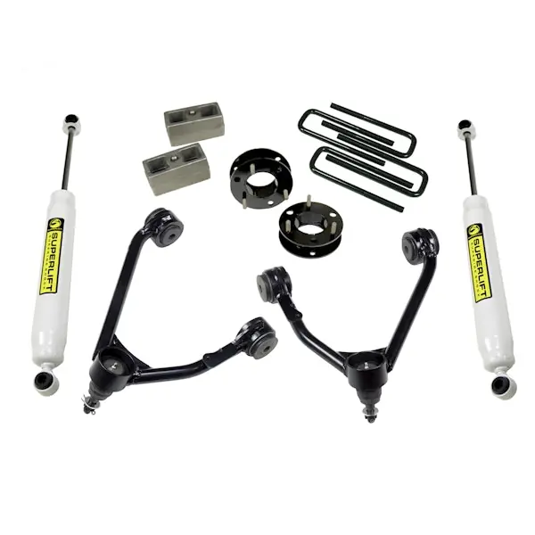 Superlift 3800 3.5" Upper Ctrl Arm Kit-14-18 GM 1500 2WD w OE Al or SS Ctrl Arms w SL Rr Shcks Holiday Sale