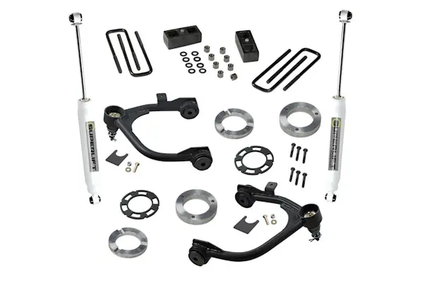 Superlift 3900 3" Lift Kit - 19 (New Body)-24 Silv/Sierra1500 2/4WD w/SLShk (exc Trailboss/AT4) Price Drop