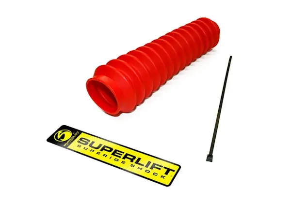 While Supplies Last Superlift 86030 Shock Boots - Red - Each