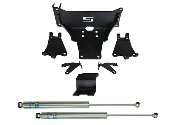 Weekend Sale Superlift 92742 Dual Steering Stabilizer Kit-w/ Bilstein Shocks-05-22 F250/350 4WD-No Lift Req