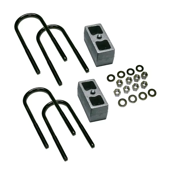 Hot Deal Superlift 9397 2.5" Rear Block Kit-99-10 F250/F350 w/ 3 7/8" Axle Tube w/ Top Mounted Overloads