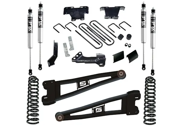 Next Day Delivery Superlift K1030F 4" Radius Arm Lift Kit - 23-25 F-250/F-350 4WD - Diesel - w/ Fox 2.0 Shocks
