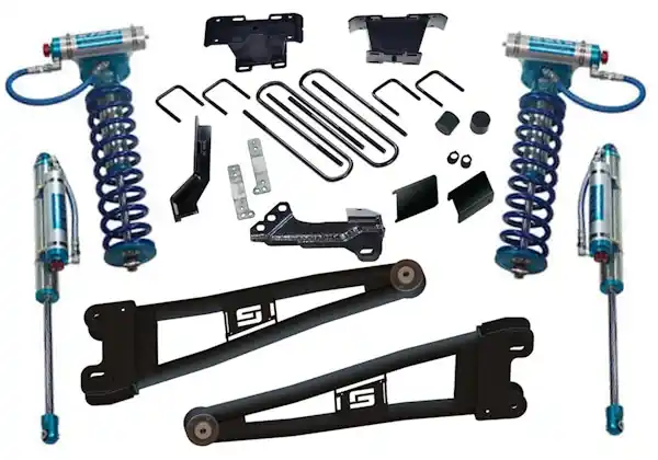 Superlift K1030KG 4" Radius Arm Lift Kit - 23-25 F250/F350 4WD Dsl w/King Coilovers & RearResShcks Get Yours