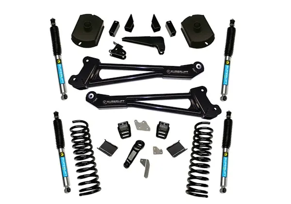 Weekend Sale Superlift K124B 4" Lift Kit - 14-18 Ram 2500 4WD - Diesel - w/ Bilstein Shocks
