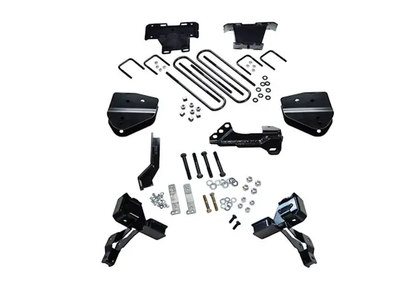 Authentic Superlift K163 4" Spacer Lift Kit - 17-22 Ford-F-250/F-350 4WD - Gas/Diesel