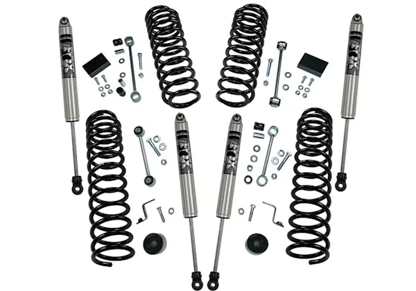 Factory Price Superlift K183F Dual Rate Coil 2.5" Lift Kit w/ Fox Shocks - 18-25 Wrangler JL - 4 door