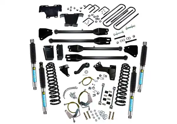 Superlift K234B 6" Lift Kit - 08-10 F250/F350 4WD - Dsl w/ 4-Link Conversion & Bil Shocks Hassle-Free Returns