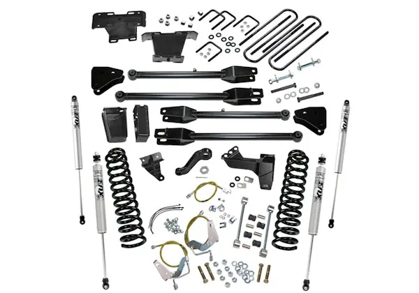 Superlift K234F 6" Lift Kit w/ FOX Shocks - 08-10 F250/350 4WD Diesel w/ 4-Link Arms Super Sale