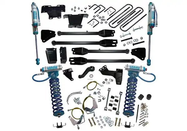 Superlift K234KG 6" Lift Kit - 08-10 F250/F350 4WD w/ 4-Link Conversion & King Clvrs/Shocks Instant Buy