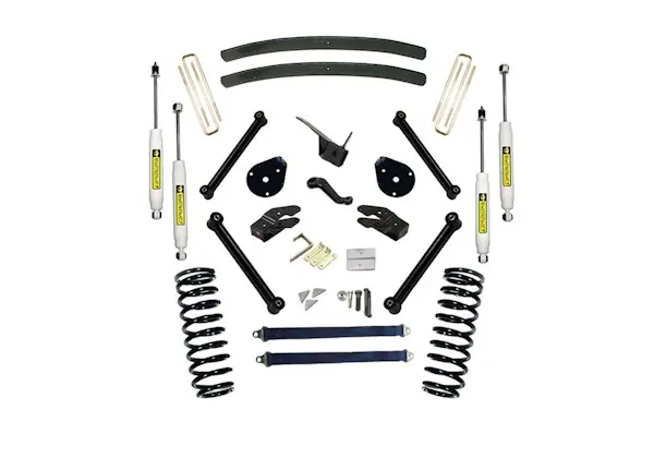 Budget Superlift K336 5" Lift Kit 00-02 Ram 2500/3500 4WD - Diesel/V10 - w/SL Shocks