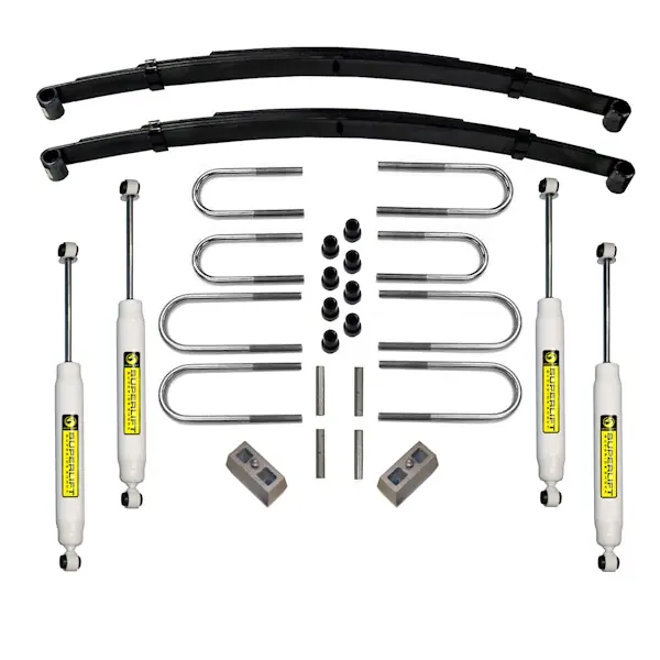 Superlift K414 2.5" Lift Kit - 73-91 Blazer/Jimmy/Suburban 1/2 Ton 4WD - Rr Block Kit wSL Shks Crafted