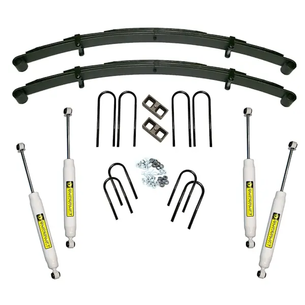 Latest Superlift K417 4" Lift Kit - 73-91 Blazer/Jimmy/Suburban 1/2 Ton 4WD - Rr Block Kit wSL Shks