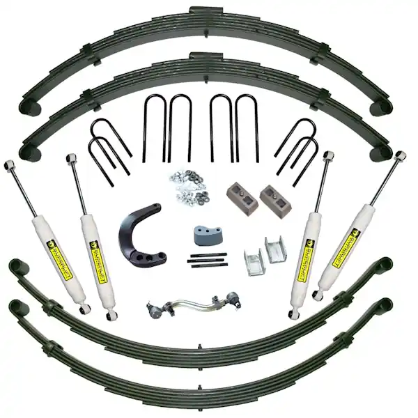 Order Now Superlift K430 12" Lift Kit - 73-87 K10/K15 & 73-91 Suburban 4WD-Rr Sprng Kit wSL Shks