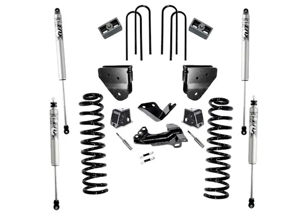 Superlift K796F 4" Lift Kit w/ FOX Shocks - 05-07 F250/350 4WD Dsl w/o 4Link Arms w/o RadiusArms Grab Now