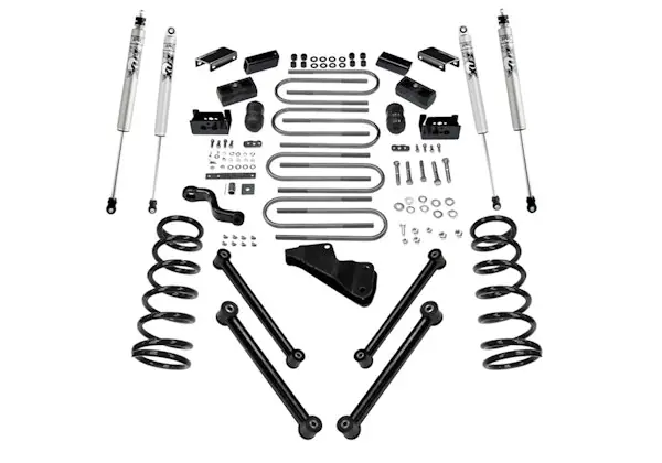 Bargain Superlift K832F 4" Lift Kit w/ FOX Shocks - 03-08 Ram 2500/3500 4WD Diesel