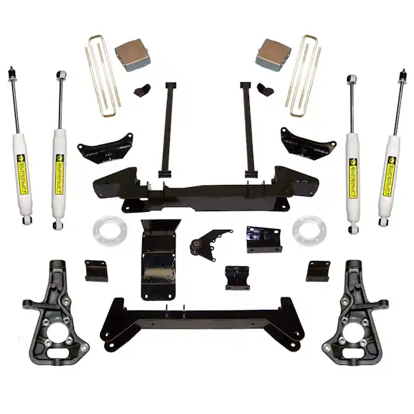 Worldwide Shipping Superlift K860 6" Lift Kit - 01-10 Silv/Sierra 2500HD/3500HD 4WD - Knuckle Kit w/ SL Shocks