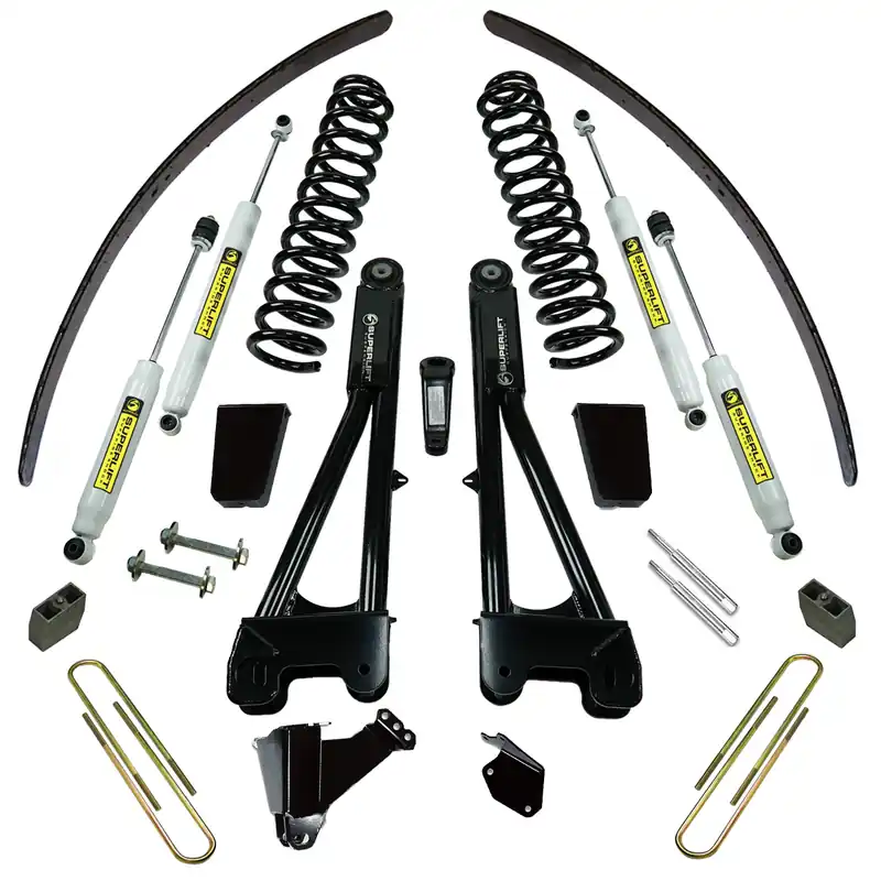 Clearance Superlift K979 8" Lift Kit - 05-07 F250/F350 4WD - Dsl w/ Replacement Radius Arms w/ SL Shocks