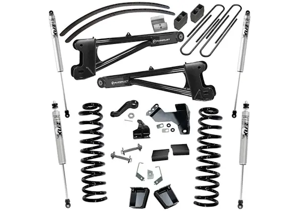 Crafted Superlift K991F 8" Lift Kit w/ FOX Shocks - 11-16 F250/350 4WD Diesel w/ Radius Arms