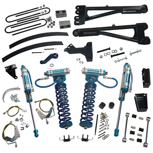 One Day Deal Superlift K983KG 6" Lift Kit-08-10 F250/F350 4WD w Rep Radius Arms/King Clvrs/King Rr Shocks