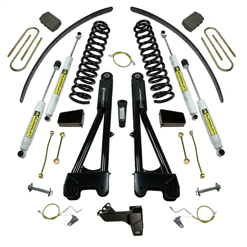 Superlift K985 8" Lift Kit - 08-10 F250/F350 4WD - Dsl w/ Replacement Radius Arms w/ SL Shocks Top Rated
