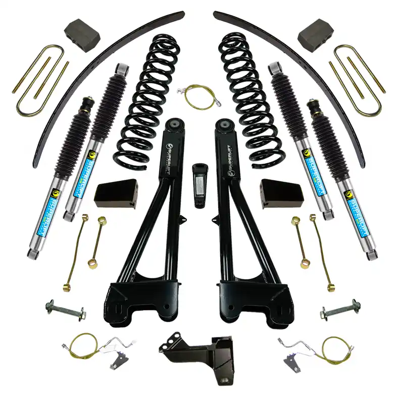 Limited Edition Superlift K985B 8" Lift Kit - 08-10 F250/F350 4WD - Dsl w/ Replacement Radius Arms w/ Bil Shocks