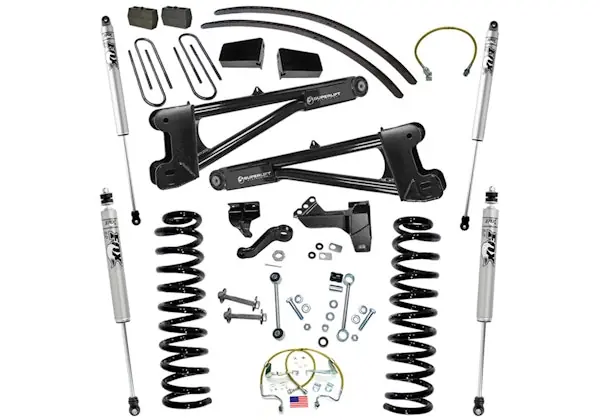 Superlift K985F 8" Lift Kit w/ FOX Shocks - 08-10 F250/350 4WD Diesel w/ Radius Arms Editor’s Pick