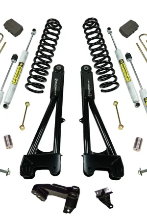Superlift K987 4" Lift Kit - 11-16 F250/F350 4WD - Dsl w/ Replacement Radius Arms w/ SL Shocks Price Drop