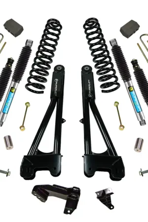 Buy Online Superlift K987B 4" Lift Kit - 11-16 F250/F350 4WD - Dsl w/ Replacement Radius Arms w/ Bil Shocks