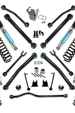 Superlift K997B 4" Lift Kit - 07-18 Wrangler JK - 4-door - w/ Reflex Ctrl Arms & Bilstein Shocks Exclusive Offer