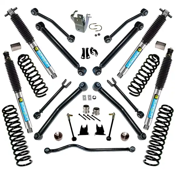 Superlift K997B 4" Lift Kit - 07-18 Wrangler JK - 4-door - w/ Reflex Ctrl Arms & Bilstein Shocks Exclusive Offer