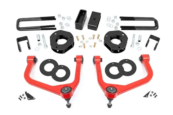 Rough Country 29601RED 3.5 Inch Lift Kit Super Sale