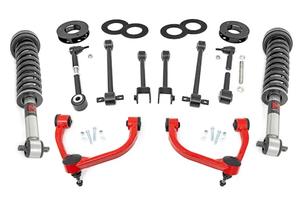 Rough Country 40240RED 3 Inch Lift Kit Limited Edition